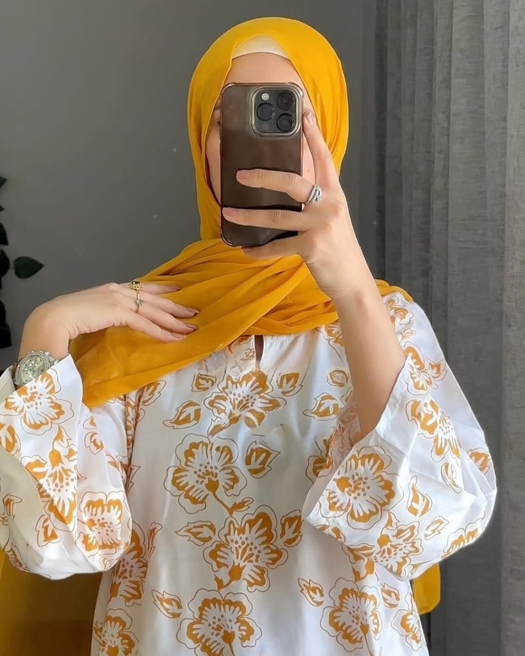 Rangoon Flower Pattern Stitched 2Pcs